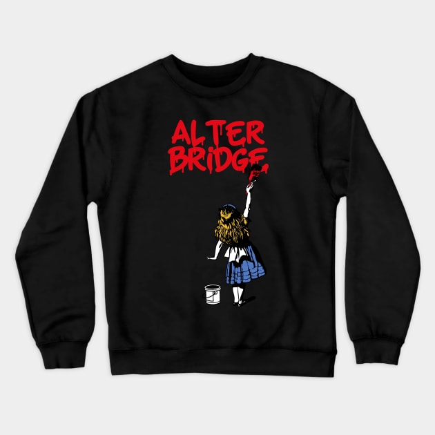 alter and the paint girl Crewneck Sweatshirt by j and r